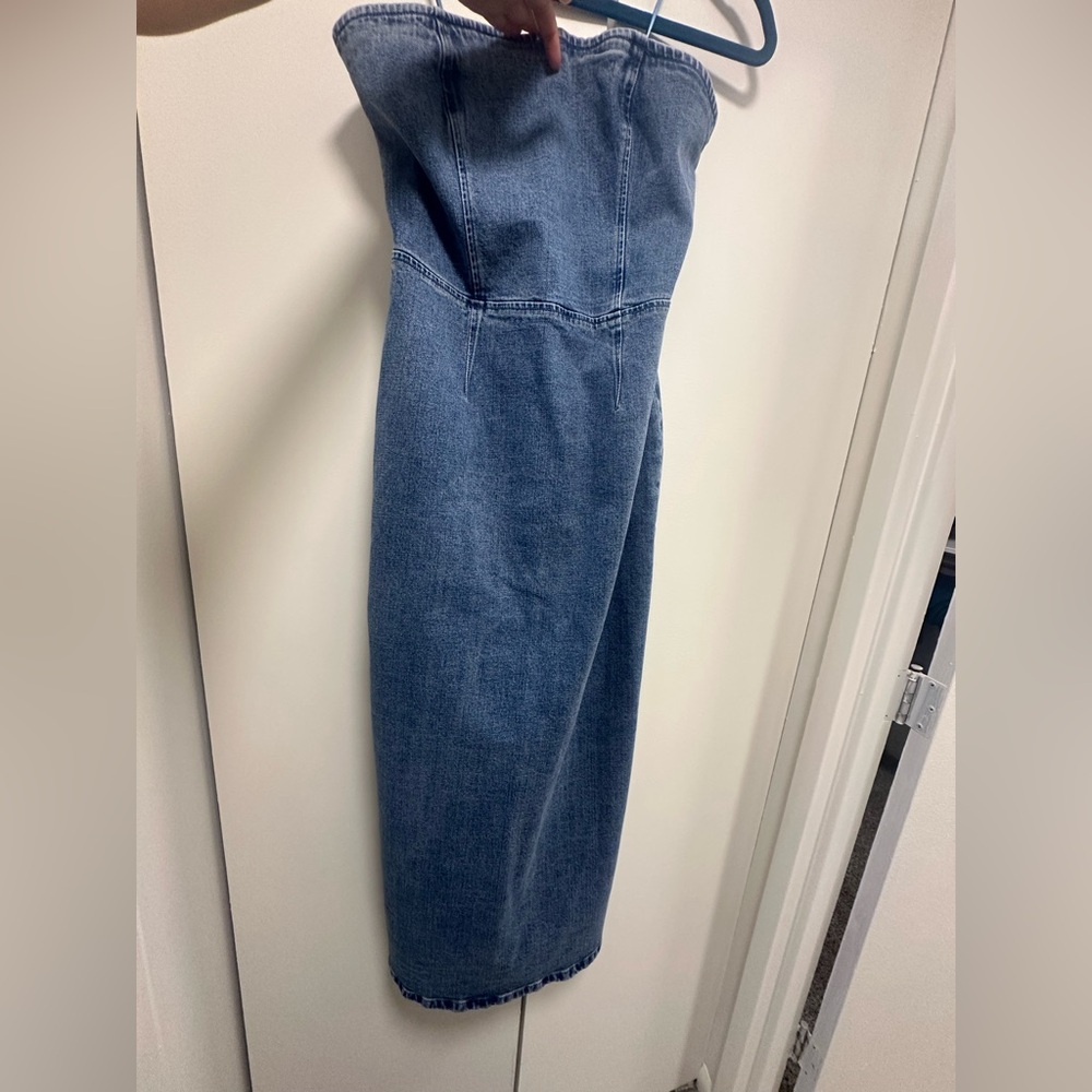 Abercrombie & Fitch Light Blue Denim Skirt